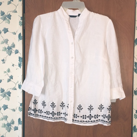 e.col.o.gie Tops - e.col.o.gie 100% linen blouse
